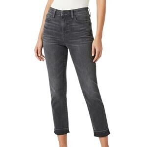 Pilcro Anthropologie Charcoal Gray High Rise Slim Crop Jeans Size 27 NEW Tags